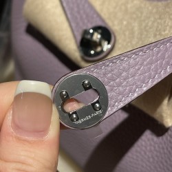 「超カワイイ！Mini Lindy 5H Cyclamen シクラメン シルバー金具付き ミニサイズでかわいさと実用性兼ね備えたバッグ」