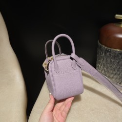 【Mini Lindy】超かわいいミニサイズ「5H シクラメン」 軽量＆大容量 小柄・背高い方両方にピッタリなフローラルピンクバッグ