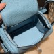 Mini Lindy Clemence(TC)P3 ブルーノール × シルバー金具 北欧の海をイメージしたクールブルー 大人の日常に輝きを加える新入荷ミニバッグ Mini Lindy Clemence(TC)P3 ブルーノール × シルバー金具 北欧の海をイメージしたクールブルー 大人の日常に輝きを加える新入荷ミニバッグ