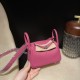 【Mini Lindy Clemence(TC)】柔らかなマゼンタパープル × シルバー金具 大人のエレガンスと可愛らしさを兼ね備えた日常必須ミニバッグ 【Mini Lindy Clemence(TC)】柔らかなマゼンタパープル × シルバー金具 大人のエレガンスと可愛らしさを兼ね備えた日常必須ミニバッグ