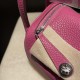 【Mini Lindy Clemence(TC)】柔らかなマゼンタパープル × シルバー金具 大人のエレガンスと可愛らしさを兼ね備えた日常必須ミニバッグ 【Mini Lindy Clemence(TC)】柔らかなマゼンタパープル × シルバー金具 大人のエレガンスと可愛らしさを兼ね備えた日常必須ミニバッグ
