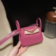 【Mini Lindy Clemence(TC)】艶やかなマゼンタパープル × ゴールド金具 大人の華やかさと可愛らしさを兼ね備えた日常必須ミニバッグ 【Mini Lindy Clemence(TC)】艶やかなマゼンタパープル × ゴールド金具 大人の華やかさと可愛らしさを兼ね備えた日常必須ミニバッグ