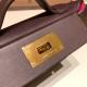 エルメス ケリー  21cm Mini2424 0G /Rouge Sellier& Framboise ゴールド金具 全手縫い