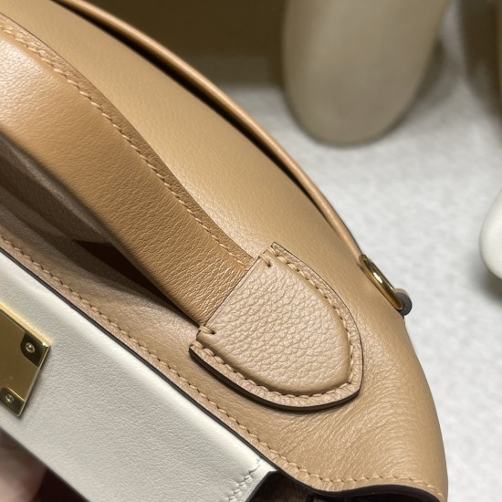 2424mini 0M/Chai×6C/Cuivre×I2/Nata 金色金具｜落ち着きのマルチカラー 大人のミニバッグ