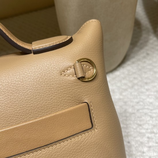 2424mini 0M/Chai×6C/Cuivre×I2/Nata 金色金具｜落ち着きのマルチカラー 大人のミニバッグ