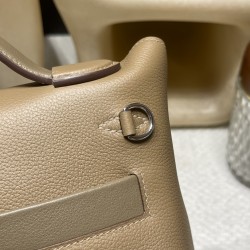 2424mini D0 ウィマーラー ×18/Étoupe Grey シルバー金具｜落ち着いたツートンカラー マルチユースミニバッグ