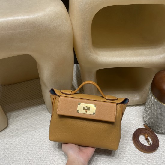 【New カラー】2S /Sesame セサミ& 75/Blue Jean  ブルージーン  mini24/24 地味でノンチャラントなミニバッグ｜肩紐可変＆マルチウェア対応