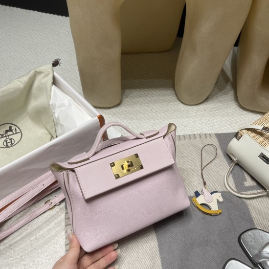 【mini24/24】2023 Mauve Pale  モーヴ・ペール & I2/Nata ナタ   地味でノンチャラントなミニバッグ｜肩紐可変＆マルチウェア対応