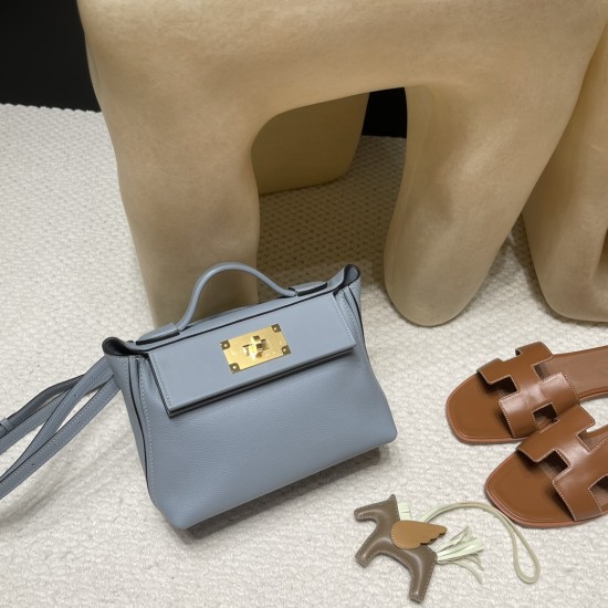 【mini24/24】 J7 Blue Lin  ブルーラン 地味でノンチャラントなミニバッグ｜肩紐可変＆マルチウェア対応