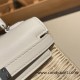 エルメス ケリー・ ピクニック Kelly picnic  スイフト籘(ラタン) ホワイト 01 /White (Blanc)  シルバー金具  picnic-003 全手縫い