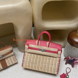 Framboise  フランボワーズ  Birkin picnic ピクニックバッグ  ピクニックに最も贅沢なギア、一目惚れの竹編みバッグ