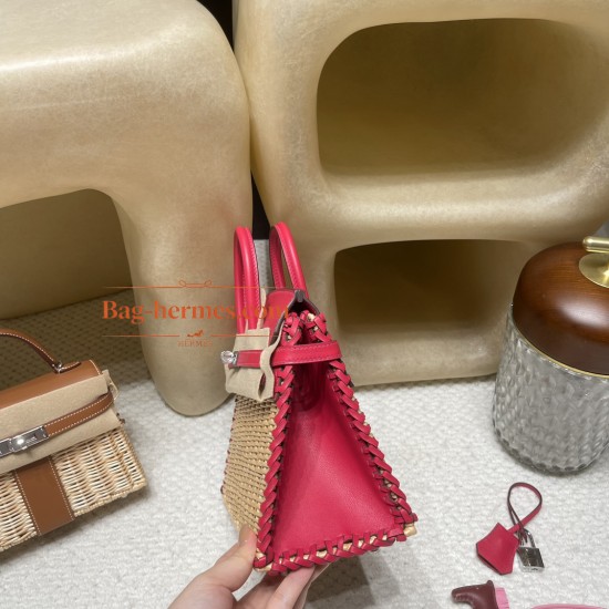 Framboise  フランボワーズ  Birkin picnic ピクニックバッグ  ピクニックに最も贅沢なギア、一目惚れの竹編みバッグ