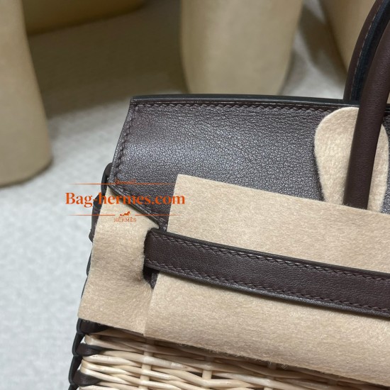 0G/Rouge Sellier  ルージュセリエ  Birkin picnic ピクニックバッグ  ピクニックに最も贅沢なギア、一目惚れの竹編みバッグ