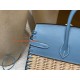 75/牛仔蓝/Blue Jean  ブルージーン Birkin picnic ピクニックバッグ  ピクニックに最も贅沢なギア、一目惚れの竹編みバッグ