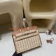 37 /Gold   ゴールド Birkin picnic ピクニックバッグ  ピクニックに最も贅沢なギア、一目惚れの竹編みバッグ