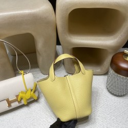 ピコタンロック18/PM トリヨンクレマンス CLEMENCE   TC picotin I8 1Z/Jaune Poussinジョーヌプッサン 【2024年春夏新色】