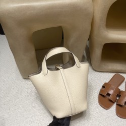 ピコタンロック18/PM  トリヨンクレマンス CLEMENCE   TC  picotin I8  S2/ /Trench トレンチ 【2024年春夏新色】 ゴールド金具 全手縫い