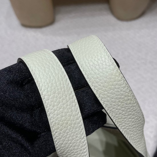 ピコタンロック18/PM トリヨンクレマンス CLEMENCE  TC  0S vertdeau ヴェールフィズ  ‌Hermes Vert fizz シルバー金具 全手縫い
