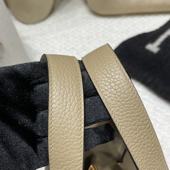 ピコタンロック18/PM トリヨンクレマンス CLEMENCE  TC  ベージュマルファ   Beige marfa   8Q  2023年秋冬コレクション最新色！  ゴールド金具 全手縫い