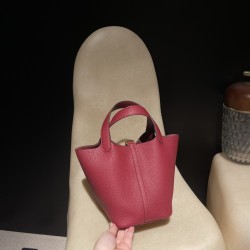 ピコタンロック18/PM トリヨンクレマンCLEMENCE  TC  K1/Rouge Grenat  ルージュグレナ  ゴールド金具 全手縫い