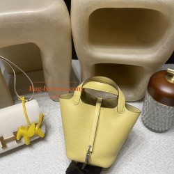 1Z/Jaune Poussin  ジョーヌプッサン  Picotin Lock 18/PMピコタンロック18/PM トリヨンクレマンCLEMENCE  TC
