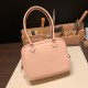 エルメス plume 21 エバーカラー P1/Rose Eglantine  ローズエグランタイン シルバー金具  Plume-013 全手縫い