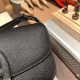 エルメスCherche-Midi 18 ヴォーエプソン 89/Black (Noir) ブラック シルバー金具  Cherche-045 全手縫い