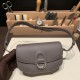 エルメスCherche-Midi 18 ヴォーエプソン 81/Gris Tourterelle トゥルティエールグレー シルバー金具  Cherche-046 全手縫い