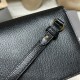 Chevre 89 Black ケリーポケット ロングウォレット|カードスロット・ジップポケット・着脱式ハンドル付き シェブルミゾル 金扣 ミニマルデザイン Chevre 89 Black ケリーポケット ロングウォレット|カードスロット・ジップポケット・着脱式ハンドル付き シェブルミゾル 金扣 ミニマルデザイン