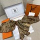 Hermes  エルメス パレルモ植物園 140 ショール 