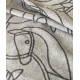 Hermes エルメス)・新作『馬術インターリーブ カシミヤスカーフ・グレー & ホワイト Hermes エルメス)・新作『馬術インターリーブ カシミヤスカーフ・グレー & ホワイト