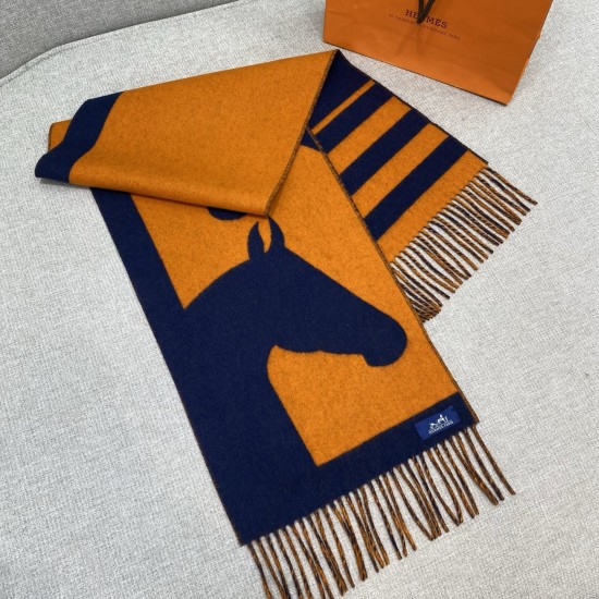 Hermes  エルメス 駿馬の恋物語 エルメスオレンジ Casaque Love Story スカーフ