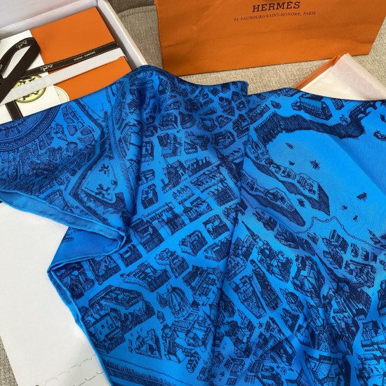 Hermes エルメス 駿馬の都 シルクスカーフ Hermes エルメス 駿馬の都 シルクスカーフ