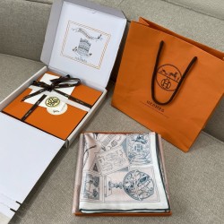 Hermes  エルメス フーボー郵便切手収集家 90 スカーフ 