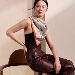 Hermes  エルメス フーボー郵便切手収集家 90 スカーフ 
