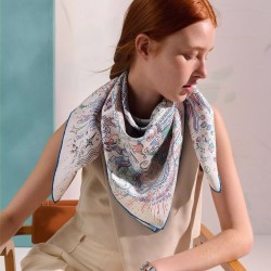 Hermes  エルメス 接続中 90 スカーフ 