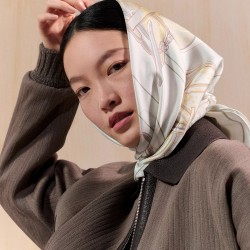 Hermes  エルメス 鞍上の世界 90 スカーフ 