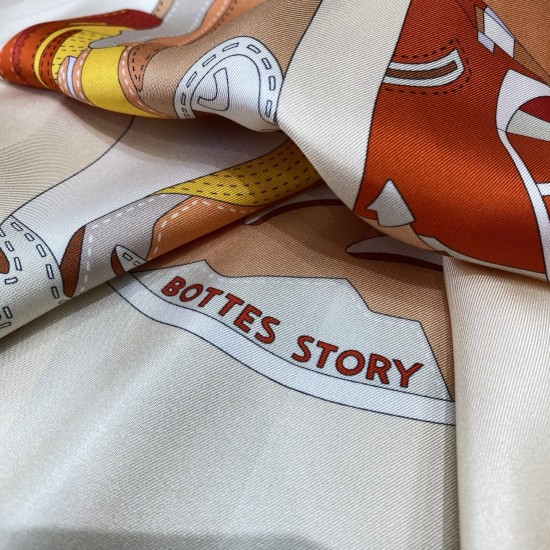 Hermes エルメス 靴革の上の物語 90 スカーフ 18mm ハイクラスカスタム Hermes エルメス 靴革の上の物語 90 スカーフ 18mm ハイクラスカスタム