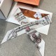 Hermes エルメス 華やかな手綱フラワーバージョン Twilly スモールスカーフ Hermes エルメス 華やかな手綱フラワーバージョン Twilly スモールスカーフ