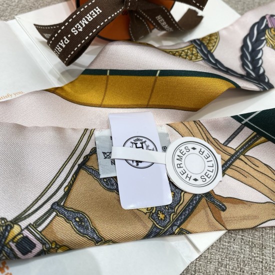 Hermes エルメス グランドアパラット Twilly スモールスカーフ Hermes エルメス グランドアパラット Twilly スモールスカーフ