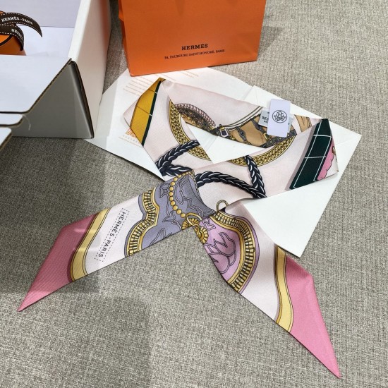 Hermes エルメス グランドアパラット Twilly スモールスカーフ Hermes エルメス グランドアパラット Twilly スモールスカーフ