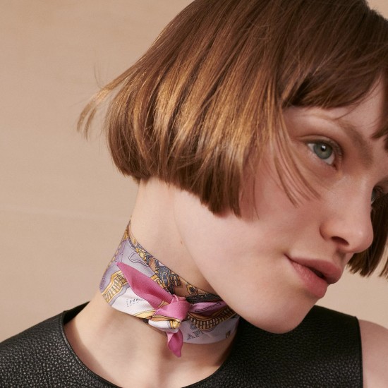 Hermes エルメス グランドアパラット Twilly スモールスカーフ Hermes エルメス グランドアパラット Twilly スモールスカーフ