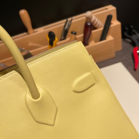 エルメス シャドーバーキン Hermes Shadow Birkin25  スイフト swift ジョーヌプッサン 1Z/Jaune Poussin shadow-001 全手縫い