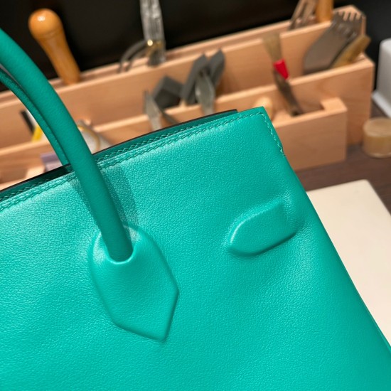 エルメス シャドーバーキン Hermes Shadow Birkin25 スイフト swift ミント 6W /Menthe shadow-004 全手縫い