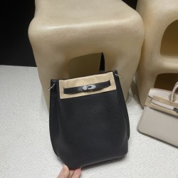 【新入荷】HERMES ソ ケリー 22cm トリヨン・クレマンス革 89 ブラック ゴールドクランプ マイノリティー レトロ