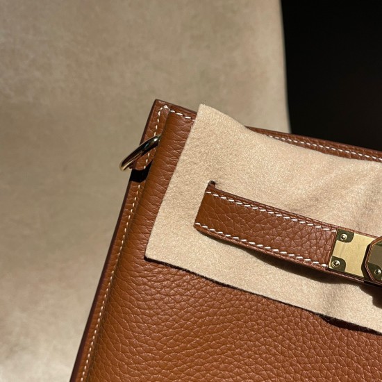 【HERMES】ソ ケリー 22cm トリヨン・クレマンス革 37 ゴールド 幅広肩紐 レトロモダン マイノリティーモデル 【HERMES】ソ ケリー 22cm トリヨン・クレマンス革 37 ゴールド 幅広肩紐 レトロモダン マイノリティーモデル