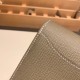 エルメス コンスタンス ロング ヴォーエプソン 18/Étoupe Grey エトゥープ シルバー金具  wallet-022 全手縫い