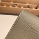 エルメス コンスタンス ロング ヴォーエプソン 18/Étoupe Greyエトゥープ シルバー金具  wallet-030 全手縫い