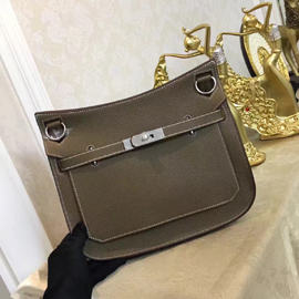 エルメス ジプシエール 28 エトゥープ シルバー金具