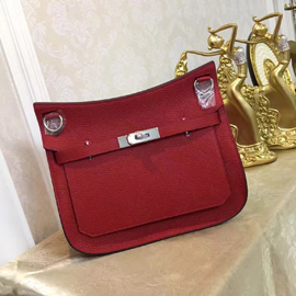 エルメス ジプシエール 28 レッド シルバー金具